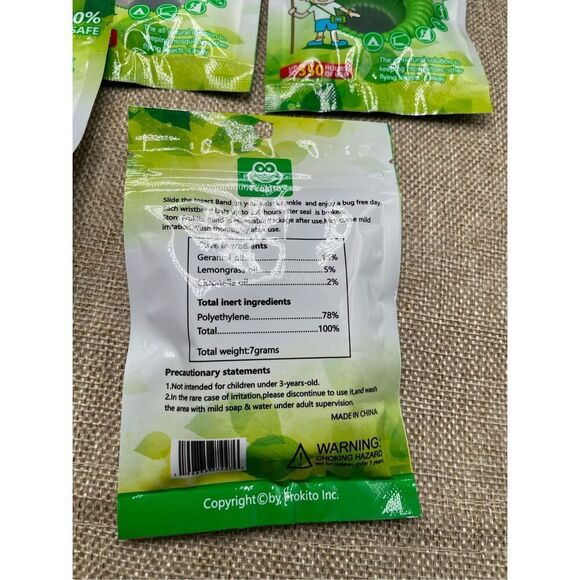 Frokito™ 15 Pack Mosquito Repellent Bracelets, DEET-Free for Kids & Adults, Indi - Picture 4 of 6